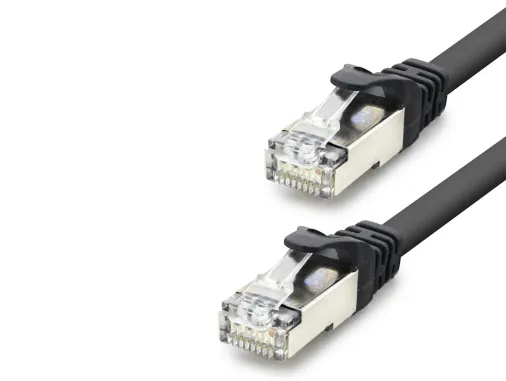 Cat7 Ethernet Patch Kablosu 10 Gbps 600 Mhz 5 M - Siyah HDX5093