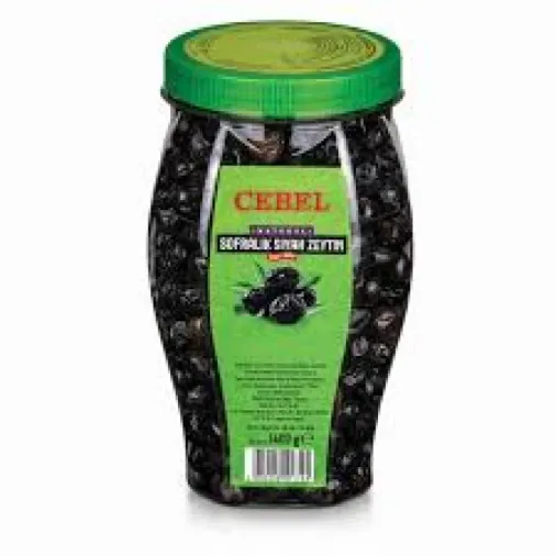 CEBEL SİYAH ZEYTİN İRİ TANELİ 1400 GR