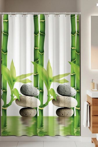 Çift Kanatlı Banyo Duş Perdesi (2x110x200)