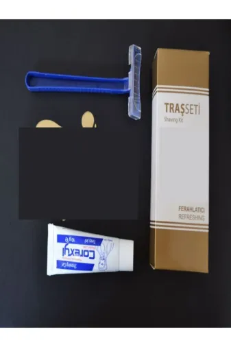 clean stoff trşbcg5 Otel Tipi Tıraş Seti Tıraş Bıçağı + Jel 60 Adet