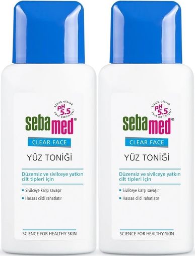 Clear Face Temizleyici Yüz Toniği 150ML (2 Li Set)