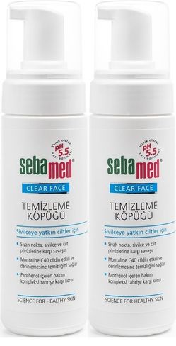 Clear Face Yüz Temizleme Köpüğü 150ML (2 Li Set)