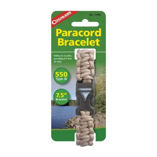 Coghlans Paracord Örgü Bileklik/Acil Durum İp Bilekliği