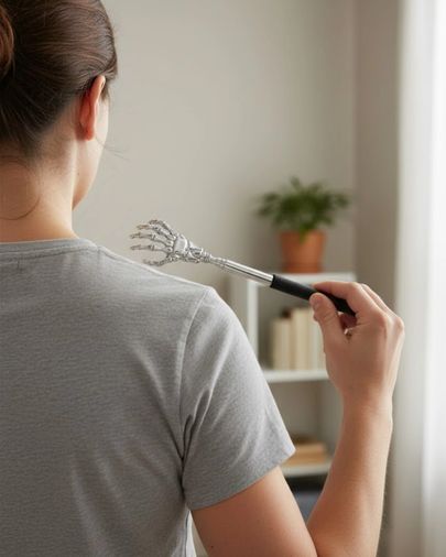 COjans TRİTHLTUCZZZSIRTKAŞIMA-2-BLNCCC Ayarlanabilir Sırt Kaşıma Aparatı Dayanıklı Metal Ve Eğlenceli Figürlü Çok Renkli