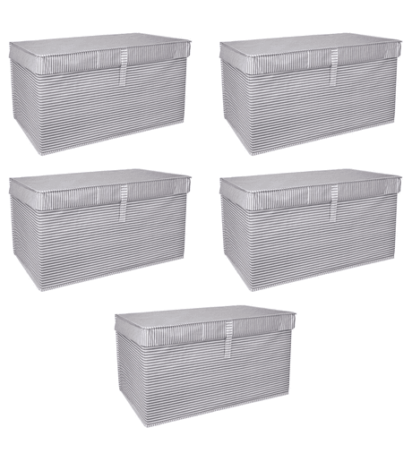 Çok Amaçlı Düzenleyici Kutu Organizer Cırt Cırtlı Hurç Mega Plus Boy 40cm X 30cm X 70cm (5 Adet) ( Lisinya )