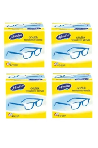 Cool 0035675 Gözlük Temizleme Bezi (Islak Mendil) 40Lı 4 Paket