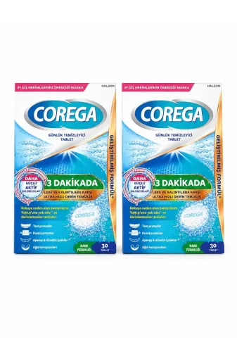 Corega 12 Günlük Temizleyici Tablet (2 Adet)