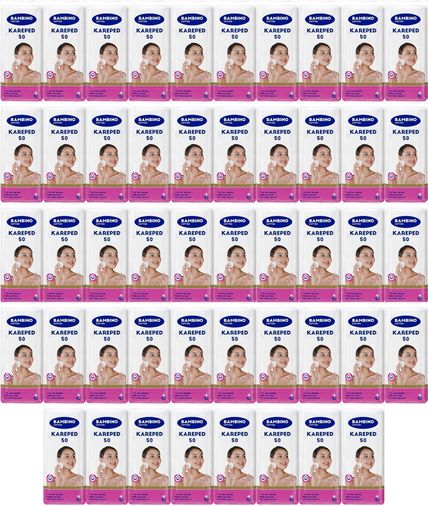Cotton Kare Makyaj ve Bebek Temizleme Pamuğu 2400 Adet (Kare En-Boy 7CM) (48PK*50)