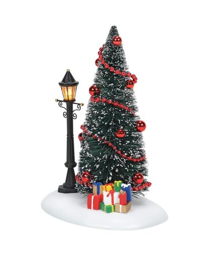 Da 131575885 Department 56 Village Accessories Noel Vinyet Işıklı Heykelcik, 18 Cm, Çok Renkli