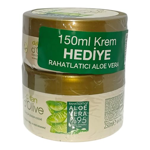 Dalan VcCjWiu3yw D'olive Rahatlatıcı Aloe Vera Günlük Bakım Kremi 250Ml + 150Ml