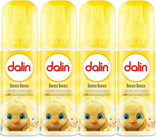 Dalin Bebek Kolonyası 150ML Klasik (Bıcı Bıcı Kokusu) (4 Lü Set)