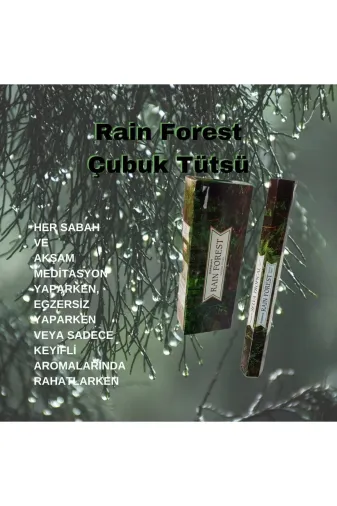 Darshan careyag Rain Forest  ( Yağmur Ormanı ) Tütsü 120 Çubuk