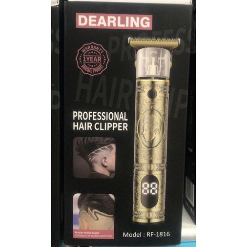 Dearling Rf-1816 Dijital Göstergeli Kablolu Ve Kablosuz Kullanım Şarjlı Tıraş Makinesi