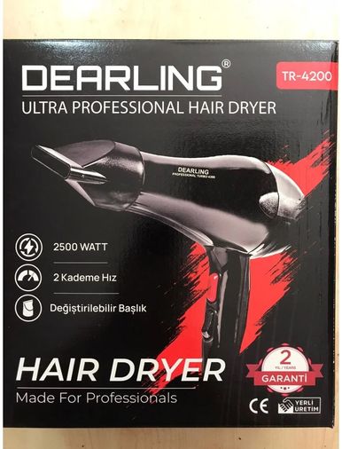 Dearling Turbo Tr-4200 Profesyonel 2500W Saç Kurutma Makinesi