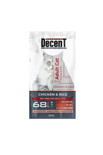 decent premium 8694686407769 Tavuklu Yetişkin Kedi Maması 15 Kg