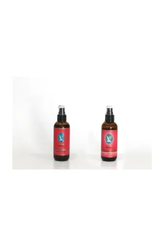 Defne terapi71 Nuka Organik Lavanta Suyu & Naturel Gül Suyu 100 Ml (Sprey Cam Şişe) (2Li Paket)
