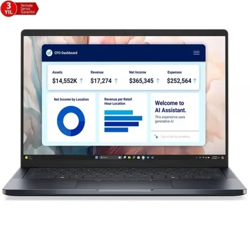 Dell Pro 14 Premium Ultra7 268V 32GB 1TB SSD W11 Pro Notebook