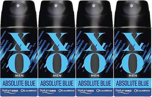 Deodorant 150ML Men Absolute Blue (4 Lü Set)