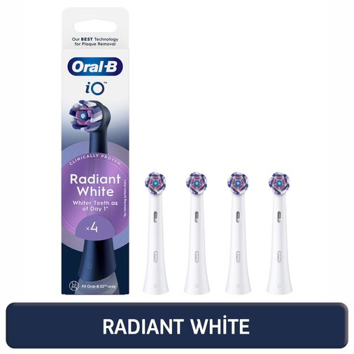 Diş Fırçası Yedek Başlığı Radiant White Beyaz 4 Lü Pk