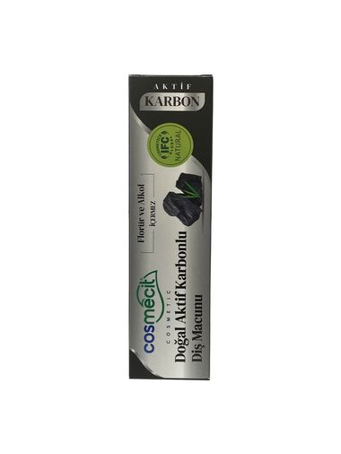 diş652602052 Doğal Aktif Karbonlu Diş Macunu 125 Gr