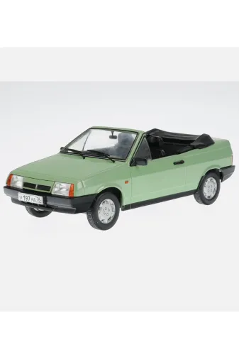 Diecast samara-01 Hackhatte 1:24 Lada Samara Model Araç-Açık Yeşil