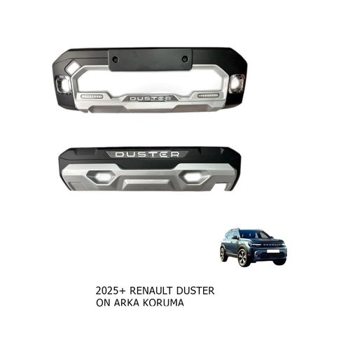 Diğer 002268989564AA202 Renault Duster Ön Arka Koruma Ledli 2025+ Sonrası Uyumlu