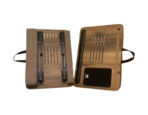 Diğer 109683642 Axolotl Plus Lidya Telefon Tablet Bölmeli Katlanır Ayaklı Minderli Laptop Sehpası Bilgisayar Çalışma Masası