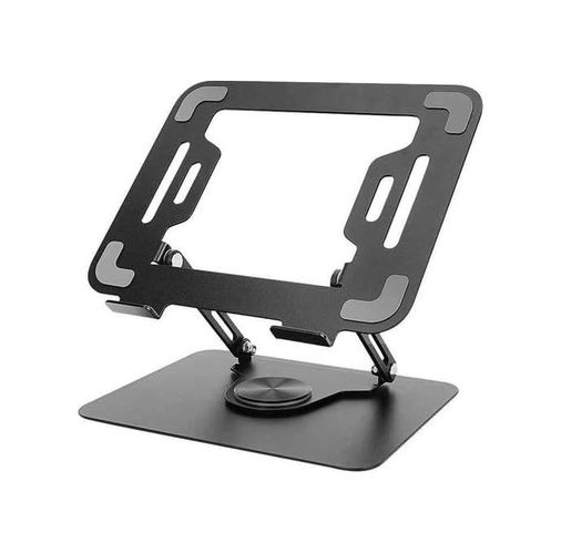 Diğer 109684096 Zr-110 B Alüminyum 360 Derece Dönen Tabanlı Katlanabilir Taşınabilir Laptop Standı Koyu Gri