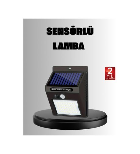 Diğer 111348141 Solar Led Bahçe Aydınlatma Hareket Sensörlü, Güneş Paneliyle Şarj Olan, Ip65 Dayanıklı