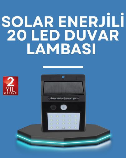 Diğer 111348168 Hareket Algılamalı Solar Led Güvenlik Lambası