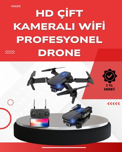 Diğer 111655064 2.4G 4Ch Katlanabilir Drone 100 Metre Uçuş Mesafeli