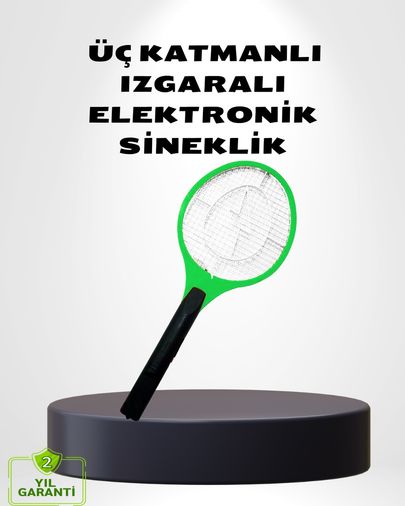 Diğer 115020252 Taşınabilir Elektronik Sineklik Üç Katmanlı Güvenli Izgara Ve Kimyasız Koruma