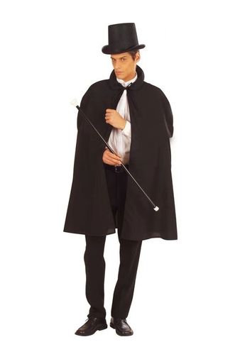 Diğer 119854471 Mey İthalat Siyah Sihirbaz Pelerini 120 Cm Ve Sihirbaz Şapkası 12 Cm Yetişkin Boy