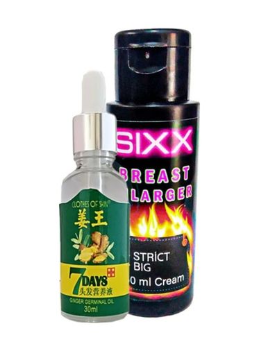 Diğer 120491566 7Days Bay Saç Bakım Yağı Ve + Sıxx Memme Şekiııendirici Bakım Kremi 60 Ml