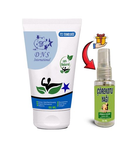 Diğer 120494195 Dns 1 Tane Ginseng Kolajenli Gümüş İyonu Glukozamin Saponins Germanyumlu Krem 50 Ml + Çörek Otu Yağı