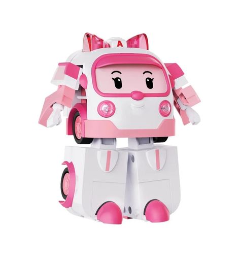 Diğer 123781323 Mey İthalat Robocar Poli Büyük Transforming Robot Amber