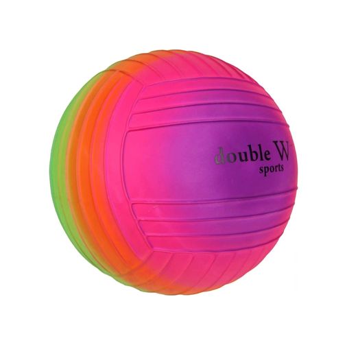 Diğer 123782825 Mey İthalat Double W Sports Gökkuşağı Tırtıklı Pvc Top 23Cm