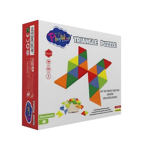 Diğer 123783652 Mey İthalat Ahşap Üçgen Puzzle
