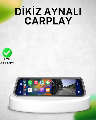 Diğer 125022733 Mey İthalat 10 İnç Tam Dokunmatik Dikiz Aynası Kamera Ön Arka Full Hd