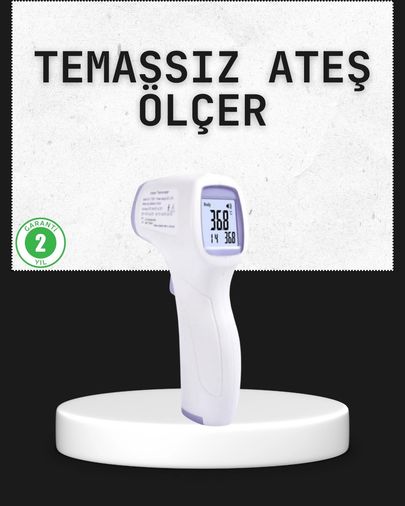 Diğer 125022893 Mey İthalat Temassız Termometre Hızlı Ölçüm Güvenli Dijital Ateş Ölçer