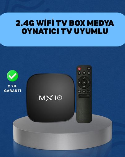 Diğer 125043595 Mey İthalat 4K Medya Kutusu Hdmı-Usb Bağlantılı Android Tv Çözümü