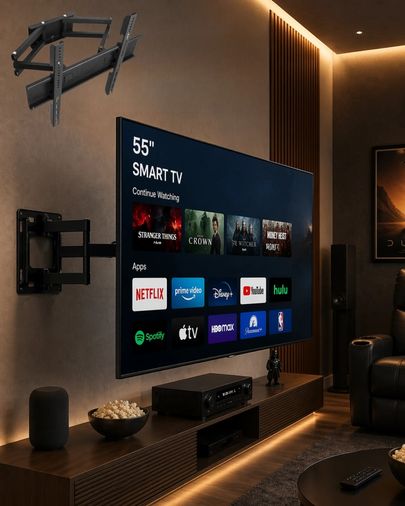 Diğer 125044573 Mey İthalat 32 55 İnç Televizyon Askı Aparatı Duvara Monte Hareketli Tv Tutucu