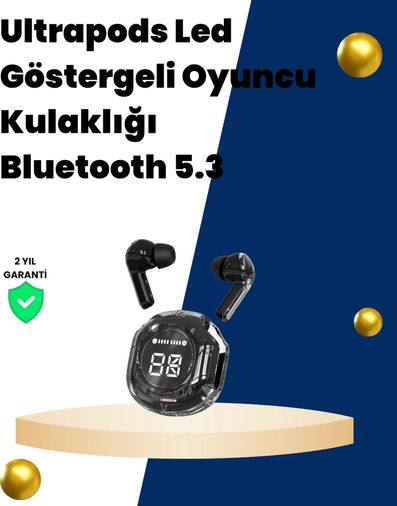Diğer 125045373 Mey İthalat Bluetooth 5.3 Kablosuz Kulaklık 30Mm Sürücü Led Ekranlı Mikrofonlu Çok Renkli