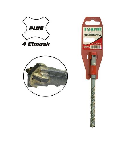 Diğer 125072293 Mey İthalat Todrill Td50657 14X600 Sds Plus 4 Elmaslı Matkap Ucu