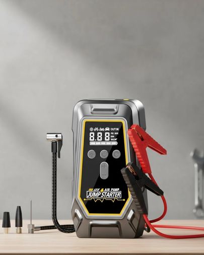 Diğer 125226200 Mey İthalat Akü Takviye Lastik Şişirme Ve Powerbank Özellikli Çok Fonksiyonlu Cihaz