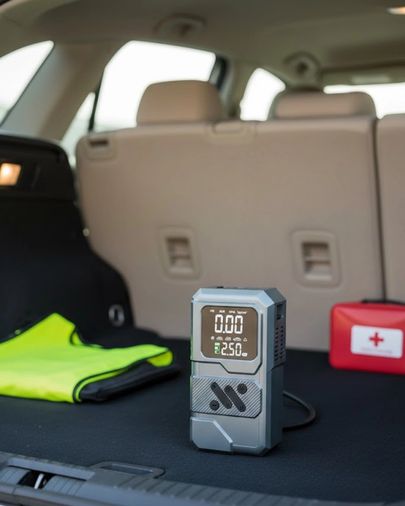 Diğer 125226316 Mey İthalat 12.000 Mah Akü Takviye Destekli Led Işıklı Araç Kompresörü