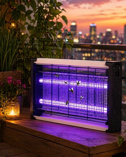 Diğer 125253144 Mey İthalat Ev Balkon Mutfak İçin Elektrikli Sinek Savar Uv Işıklı Sessiz Lamba