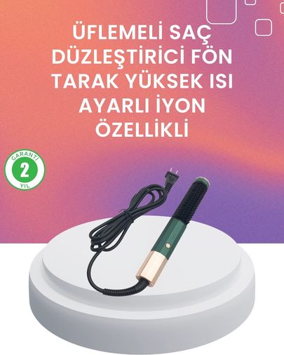 Diğer 125742289 Mey İthalat Termal Koruma Sistemli Çok Fonksiyonlu Saç Şekillendirme Cihazı Çok Renkli