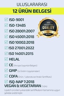 Diğer 126595035 Lipatch Vitality Transdermal Yaşam Yaması - 52 Test Onaylı,%70 Kırmızı Ginseng Ve Magnezyum Destek Bandı - 25 Adet 9X13 Cm