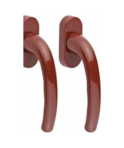 Diğer 126597261 Pvc 2 Parca Kahverengi Pencere Kolu